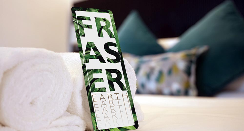 Sustanable card at Capri by Fraser - apart hotel in Frankfurt city centre, near Messe